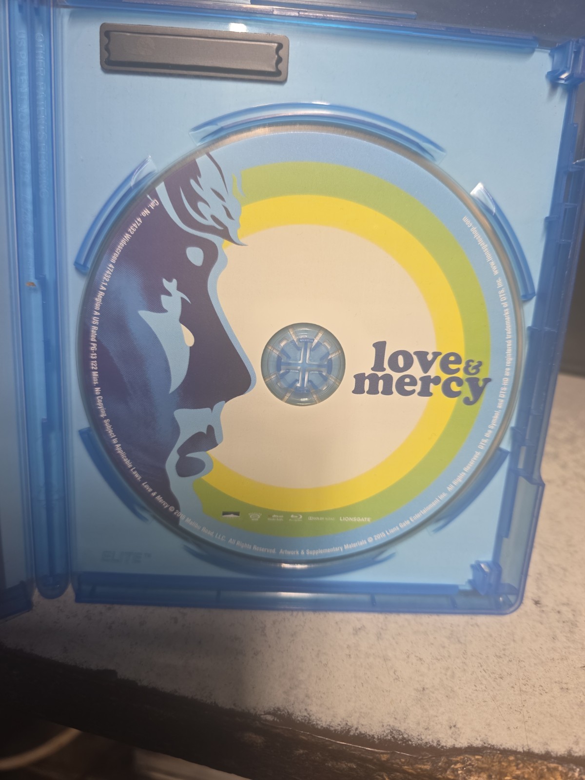 Love & Mercy (Blu-ray, 2014) John Cusack Beach Boys Brian Wilson Biopic, V-GOOD