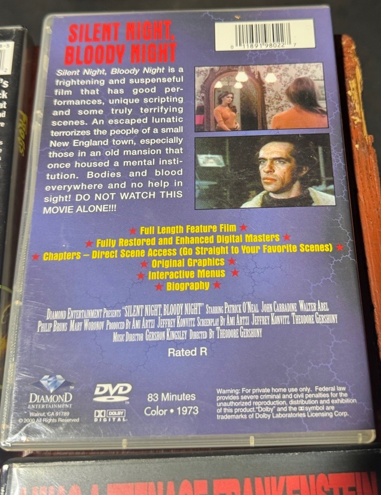 Classic Horror DVD Lot 6 Bela Lugosi Hammer Frogs Frankenstein Vampire