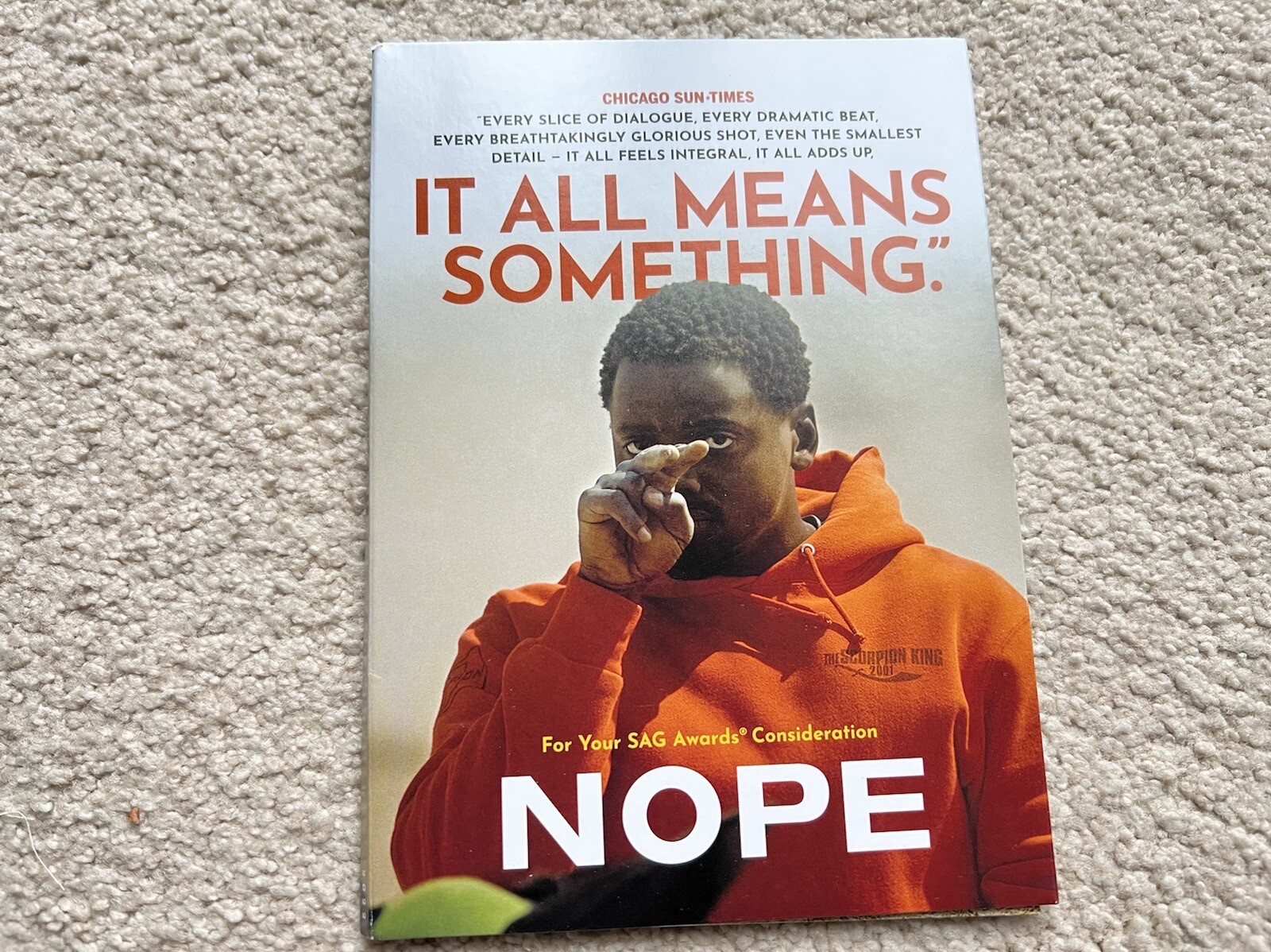 Nope DVD FYC 2022 Jordan Peele New “It All Means Something”