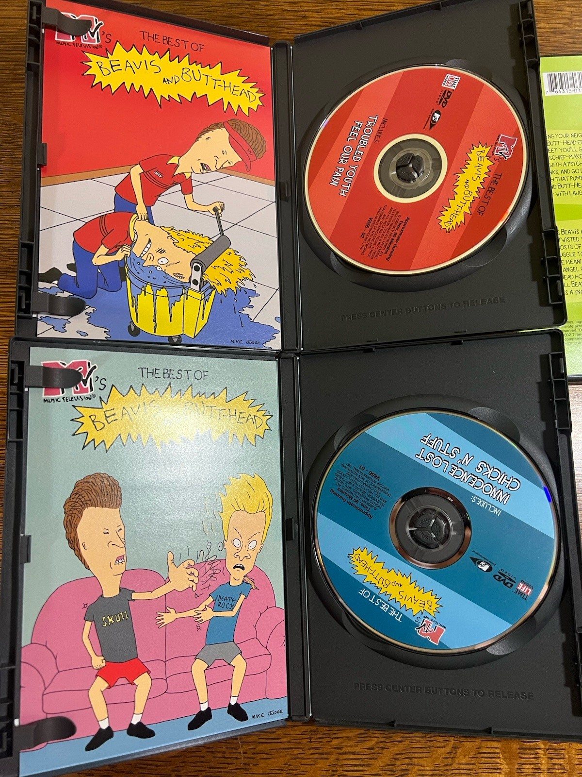 Lot of 3 Best of Beavis and Butthead DVD Time Life MTV Mike Judge 43 Episodes