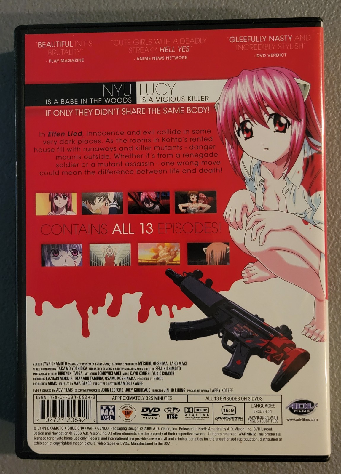 Elfen Lied – Complete Collection (DVD) – ADV Films