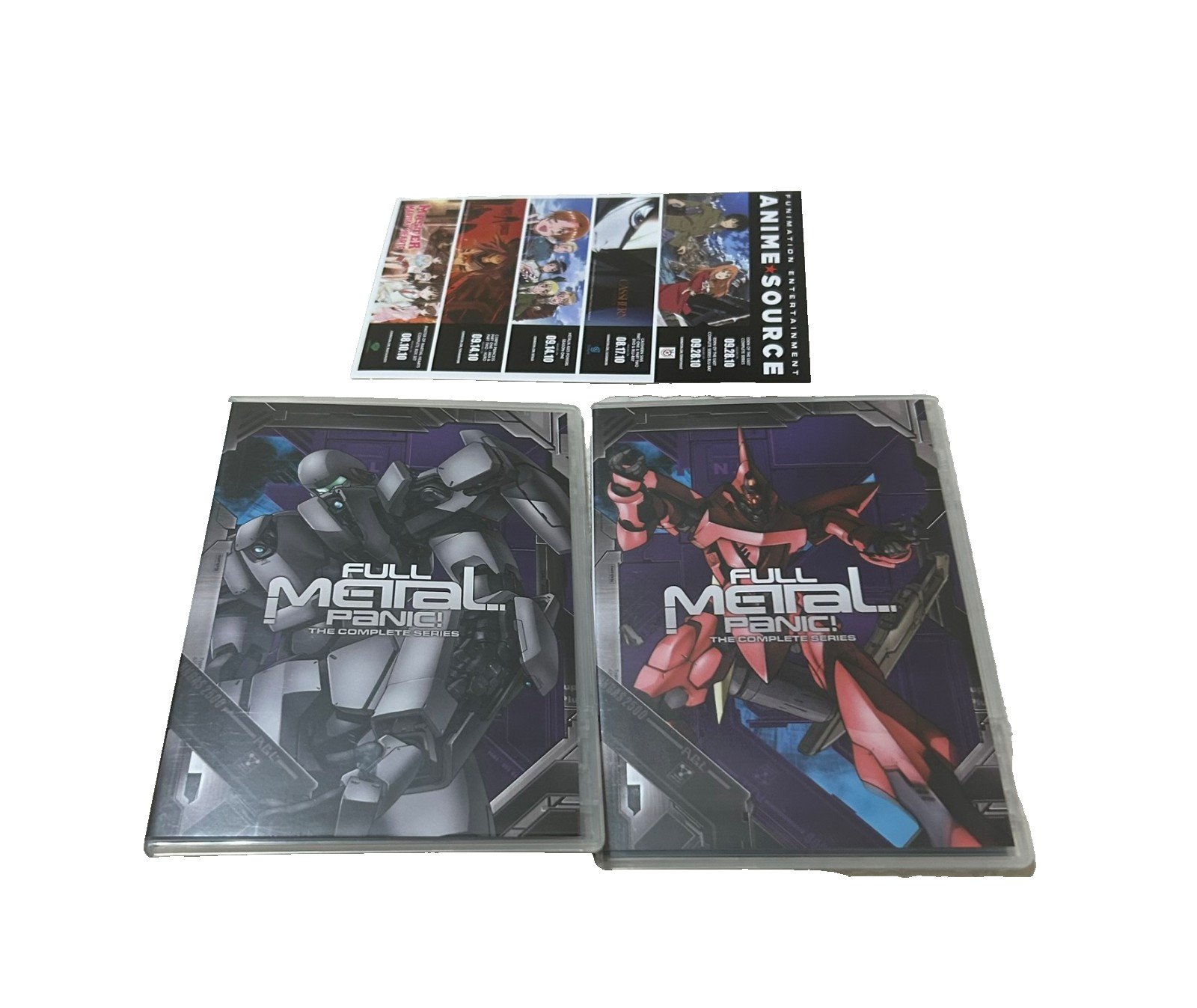 Full Metal Panic The Complete Series DVD 24 Episodes 4 Discs Box Set Complete