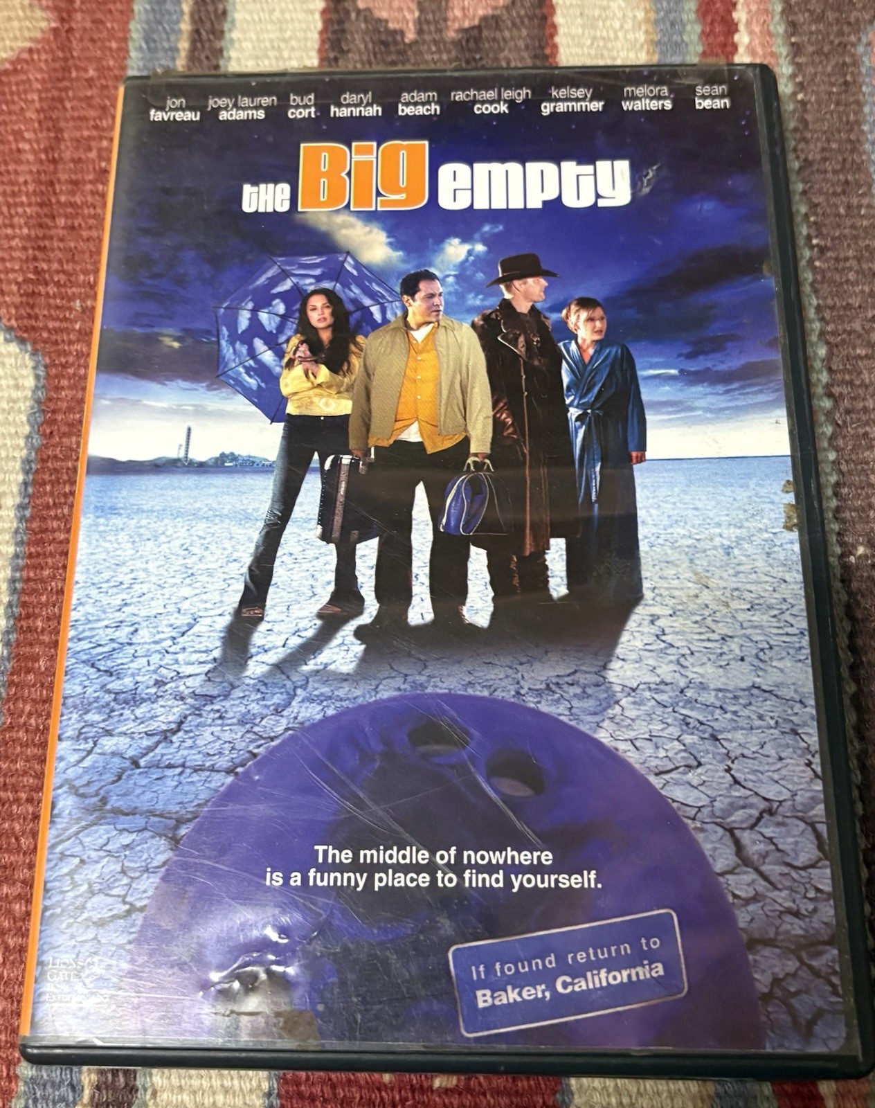 The Big Empty DVD Jon Favreau All-Star Cast