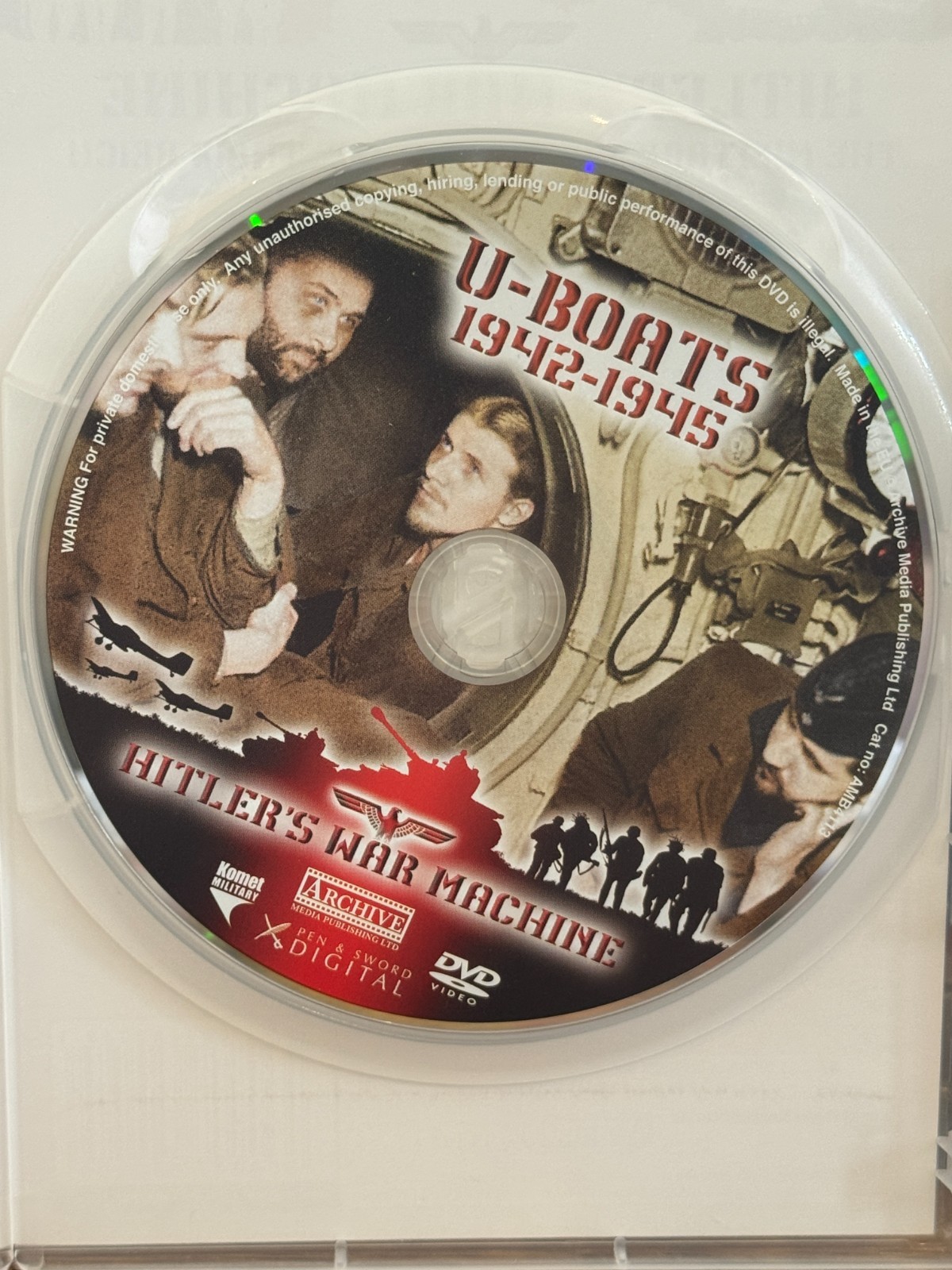 U-BOATS 1942-1945 : Hitler’s War Machine : German WWII History DVD