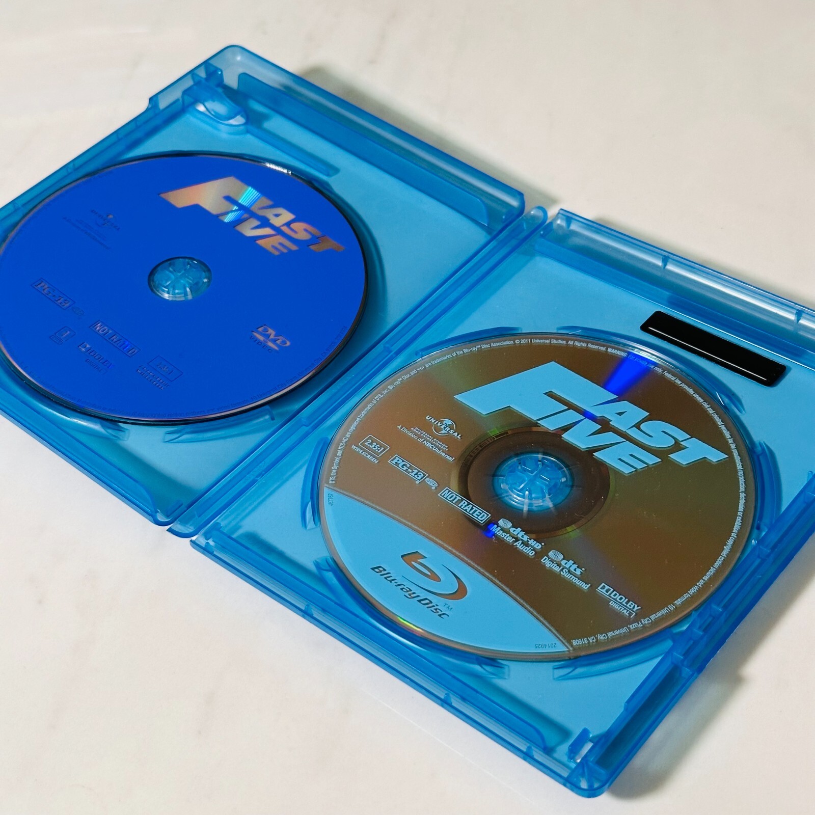 Fast Five – Blu-ray + DVD – Extended Edition – Vin Diesel – Slip Cover BB Stickr