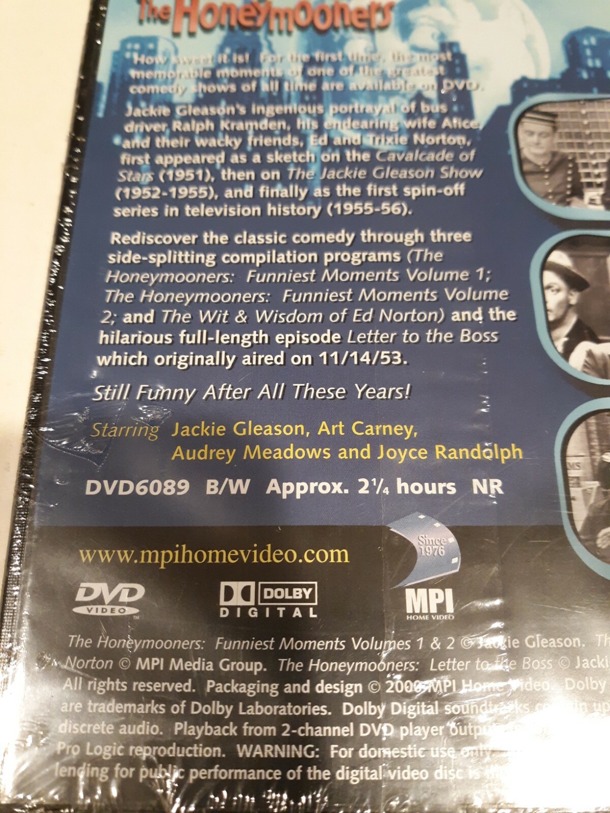 The Very Best of the Honeymooners (DVD, 2000) brand new and sealed!