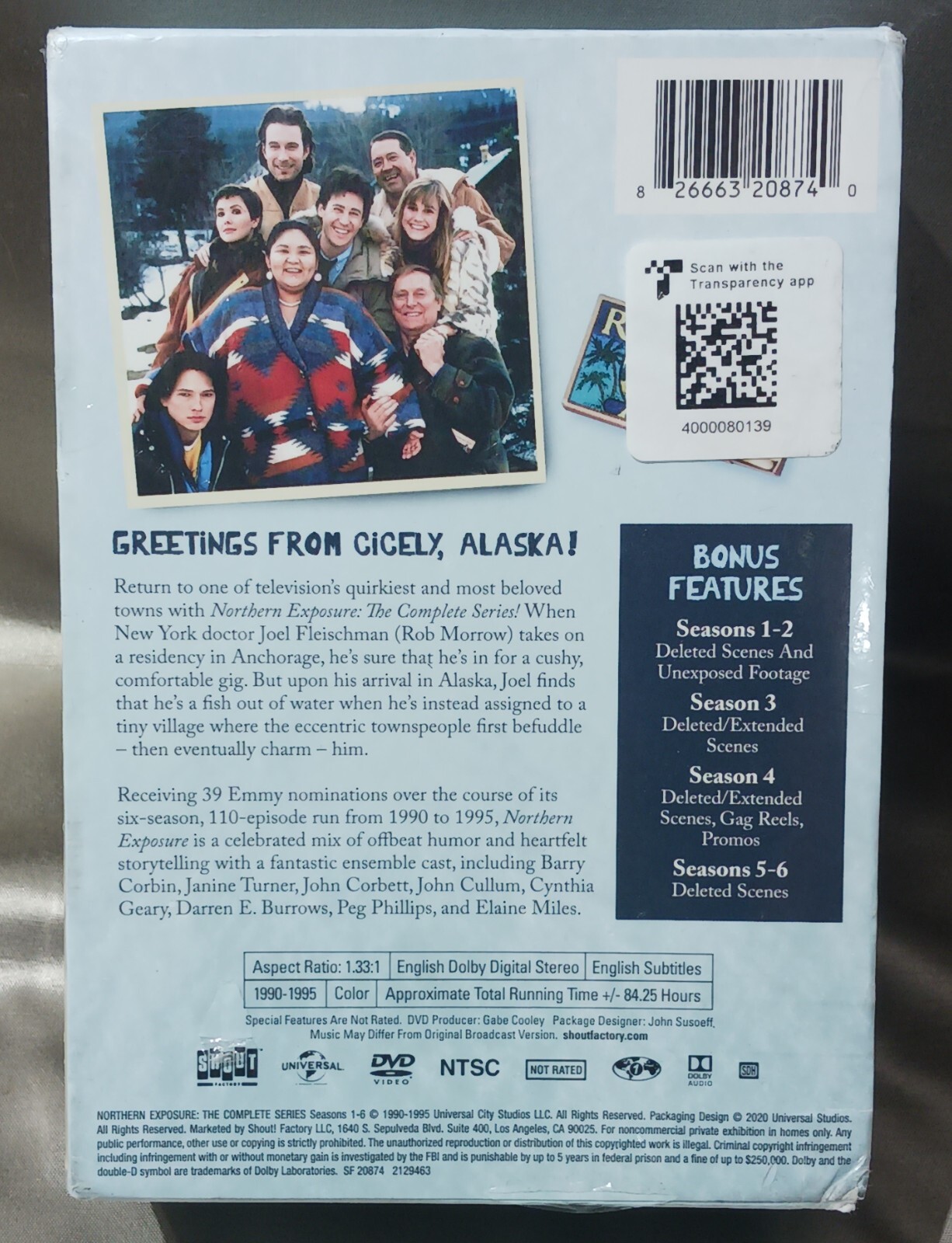 NORTHERN EXPOSURE: The Complete Series 26 DVD Box Set Factory Sealed-2020