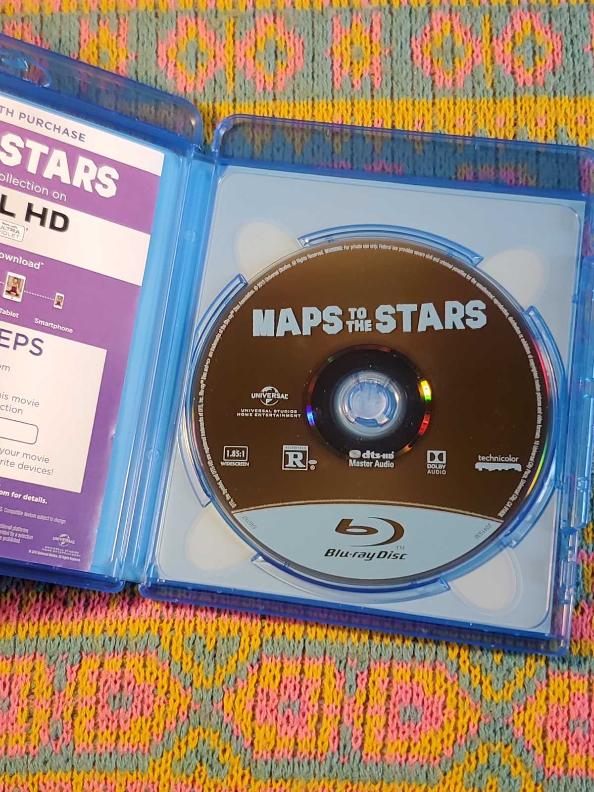 Maps to the Stars (Blu-Ray, 2015) OOP David Cronenberg Film Robert Pattinson