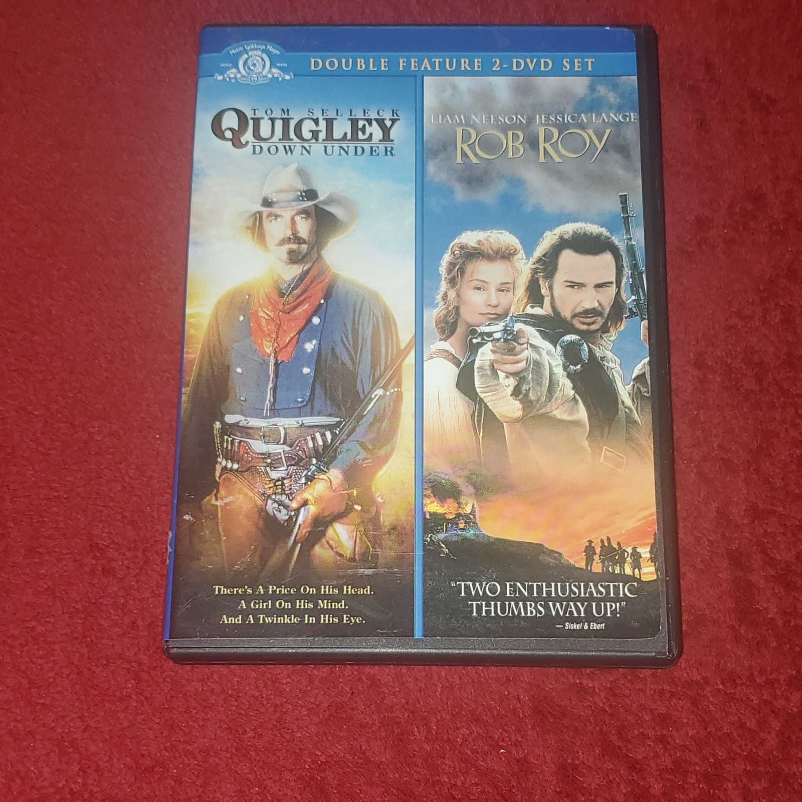 MGM Home Entertainment Quigley Down Under Rob Roy DVD Widescreen Selleck Neeson