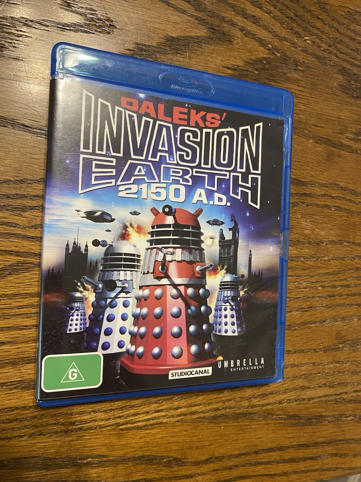 daleks invasion earth 2150 a.d. Region B Doctor Who Peter Cushing Gordon Flemyng