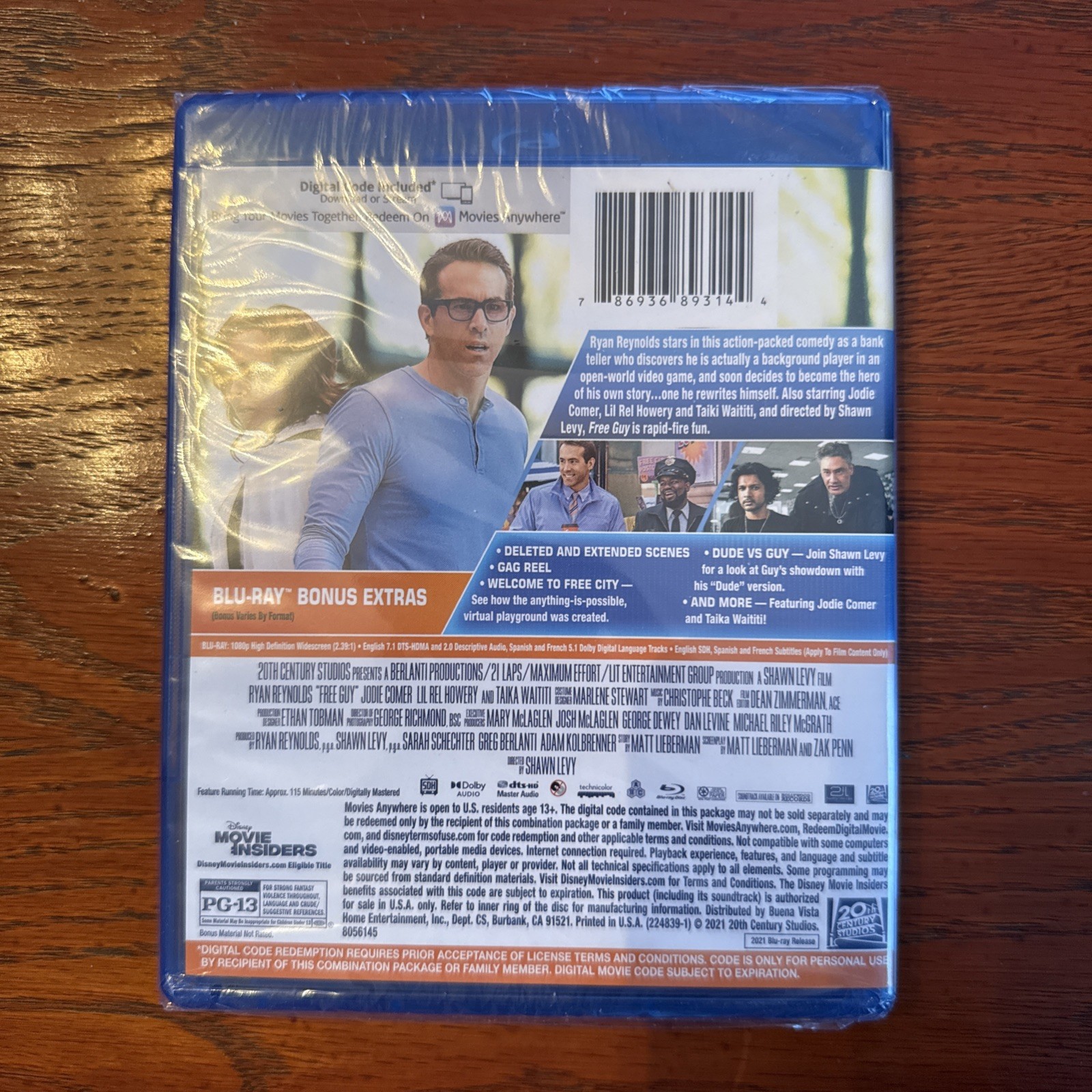 Free Guy (Blu-ray, 2021)