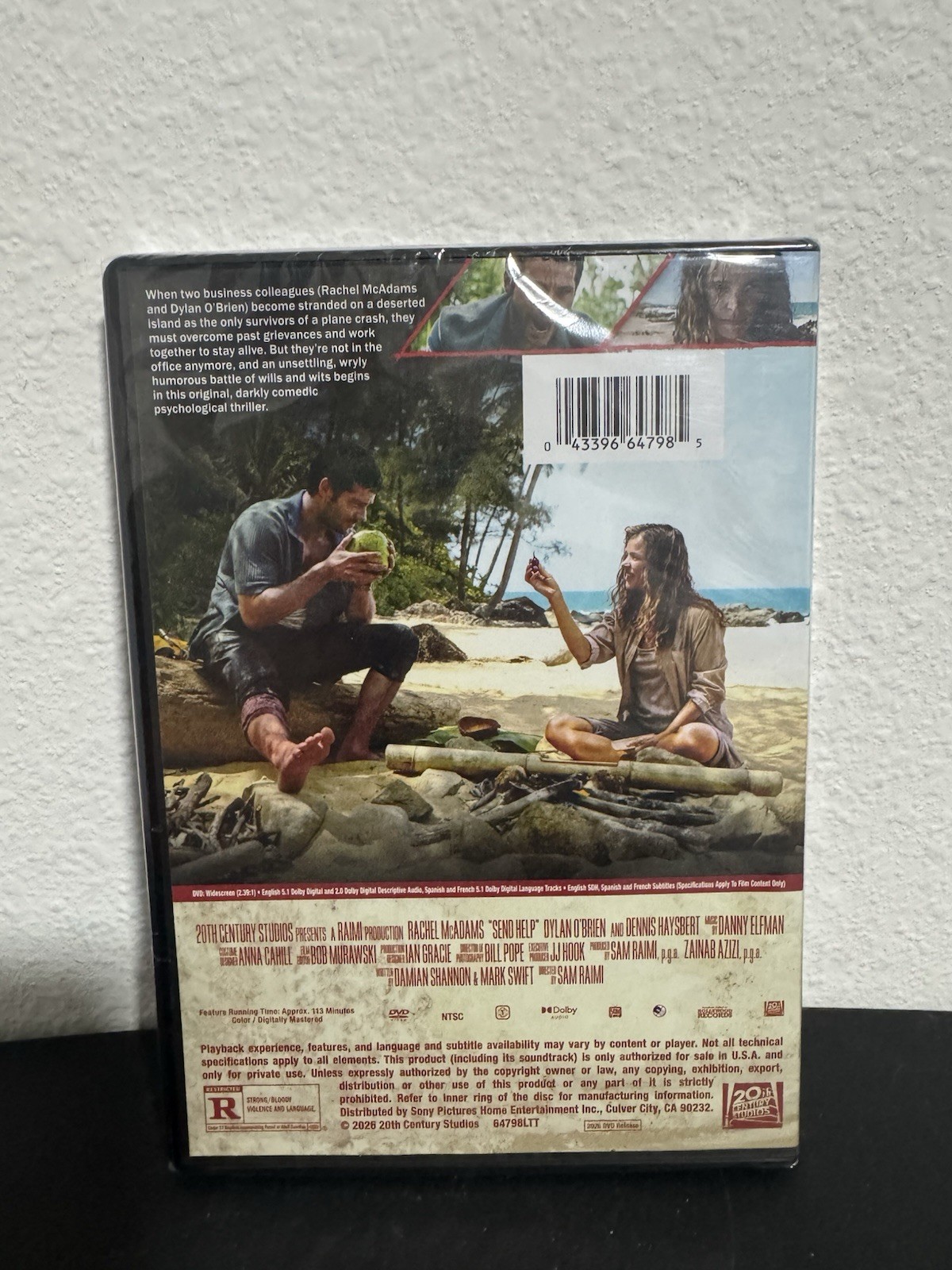 Send Help (DVD, 2026, Brand New)