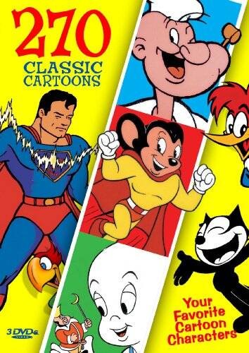 270 Classic Cartoons – DVD By None – GOOD