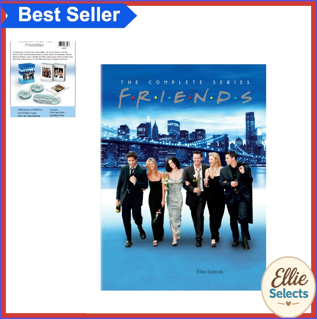 Friends Complete Series DVD 10 Seasons All Episodes TV Show Collection