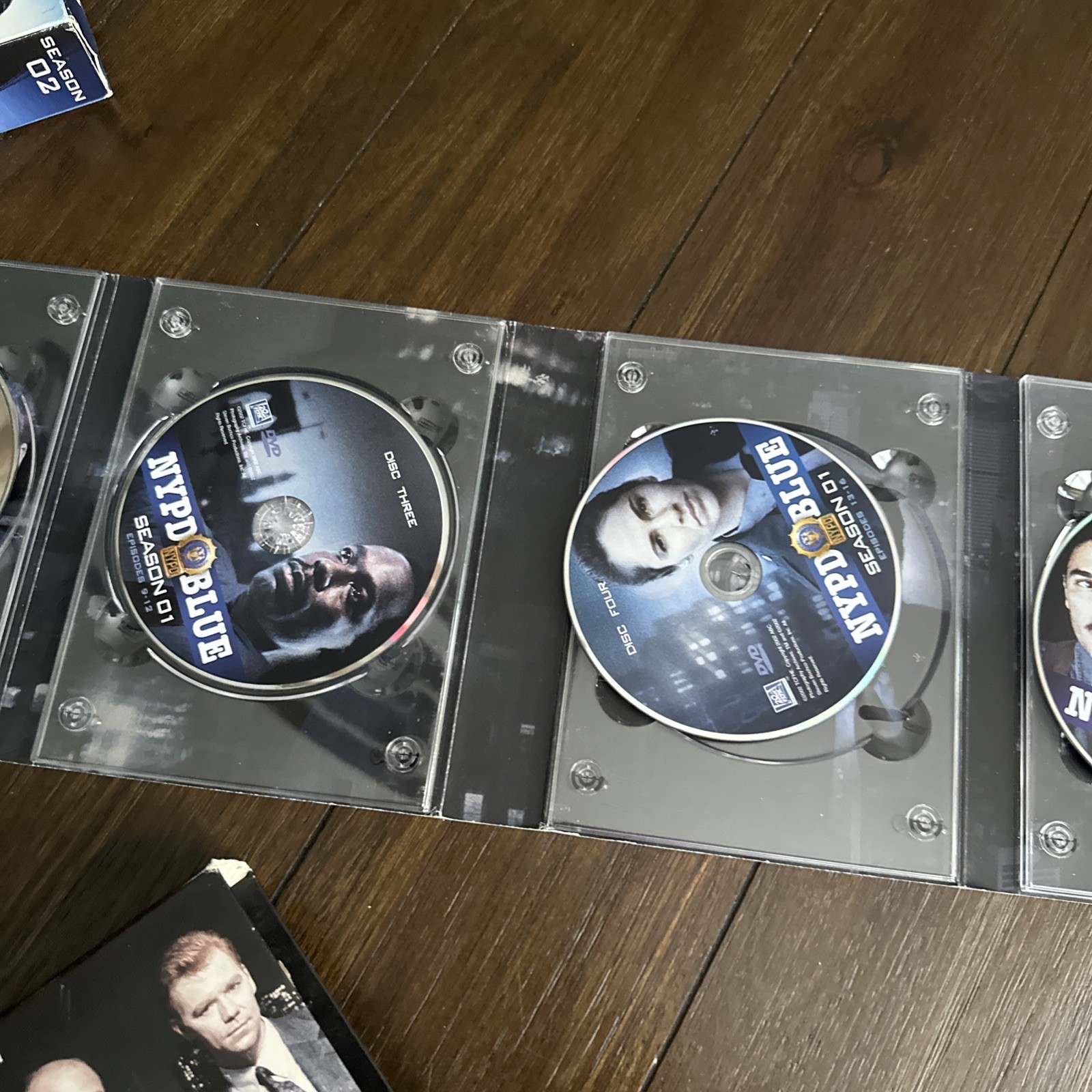 NYPD Blue Lot Seasons 1 2 3 4 5 DVDs see note on season 3