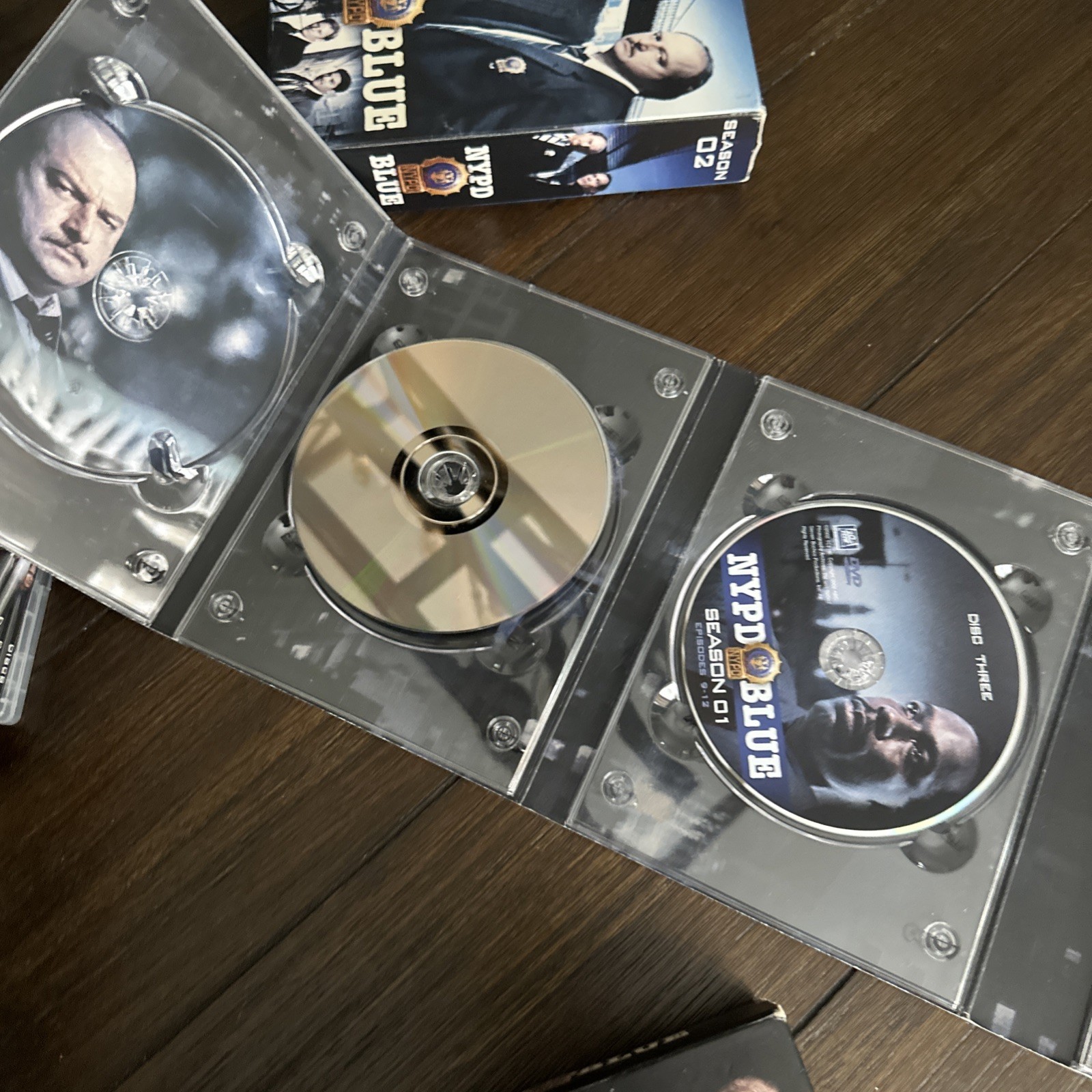NYPD Blue Lot Seasons 1 2 3 4 5 DVDs see note on season 3