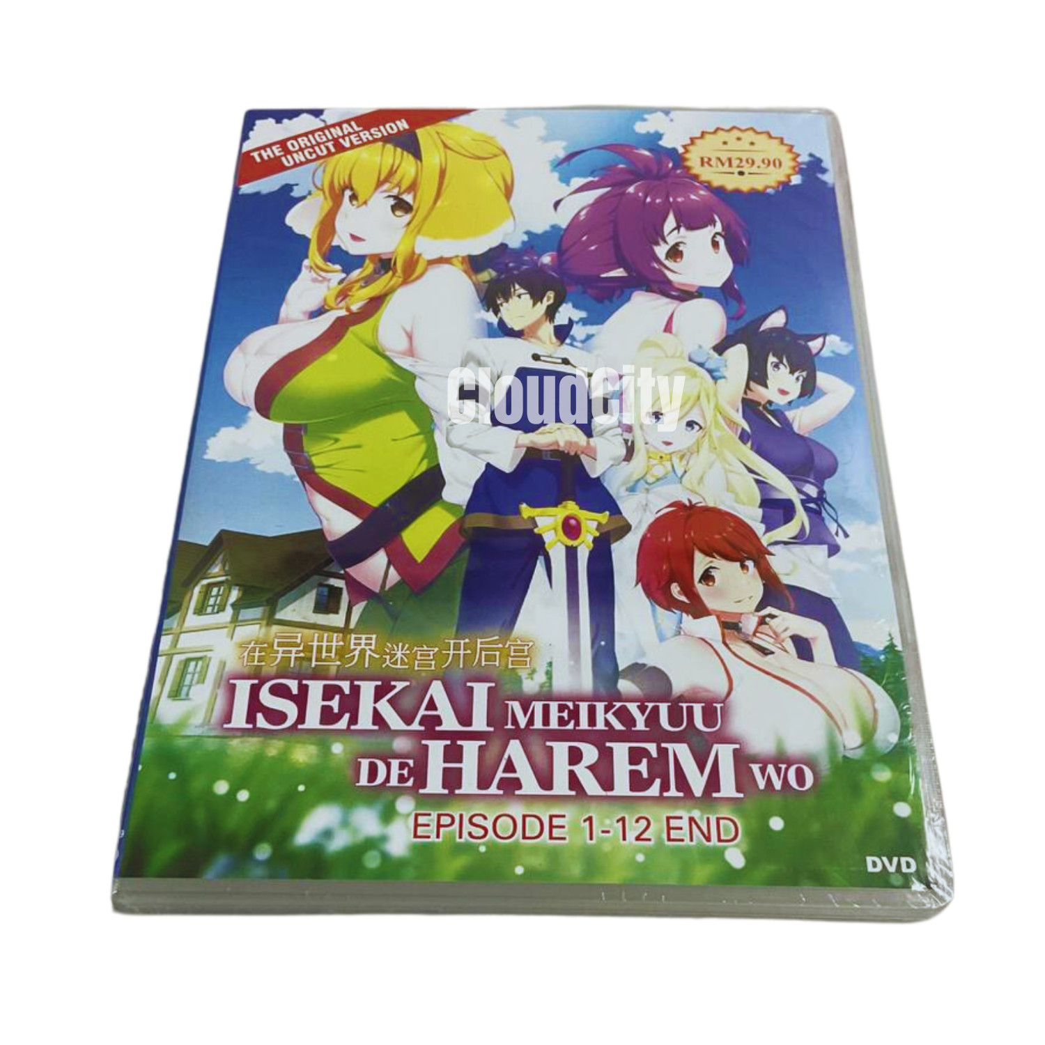 DVD Anime Isekai Meikyuu De Harem Wo(1-12End) English Sub & All Region UNCUT