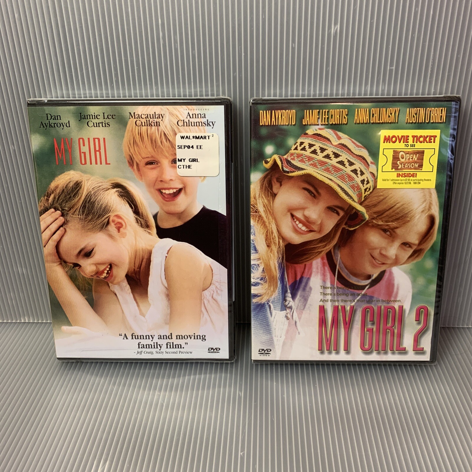 My Girl & My Girl 2 (Lot Of 2 DVDs) Aykroyd, Lee Curtis, Culkin ~ New Sealed
