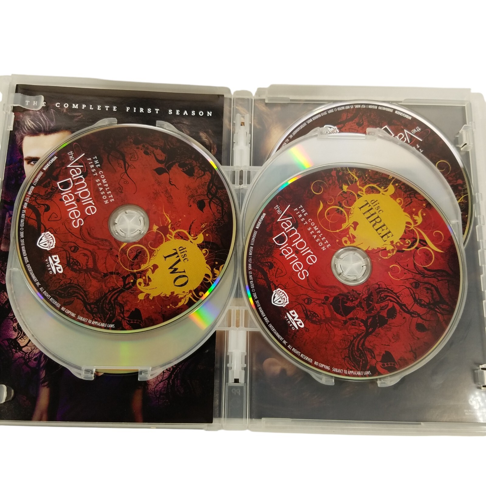 The Vampire Diaries Complete First Season DVD TV Series 5 Disc Widescreen