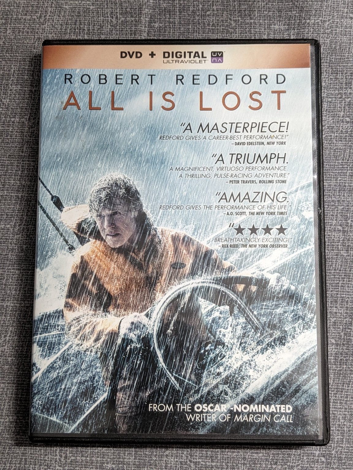 ALL IS LOST DVD 2013 Widescreen Robert Redford J.C. Chandor Special Features