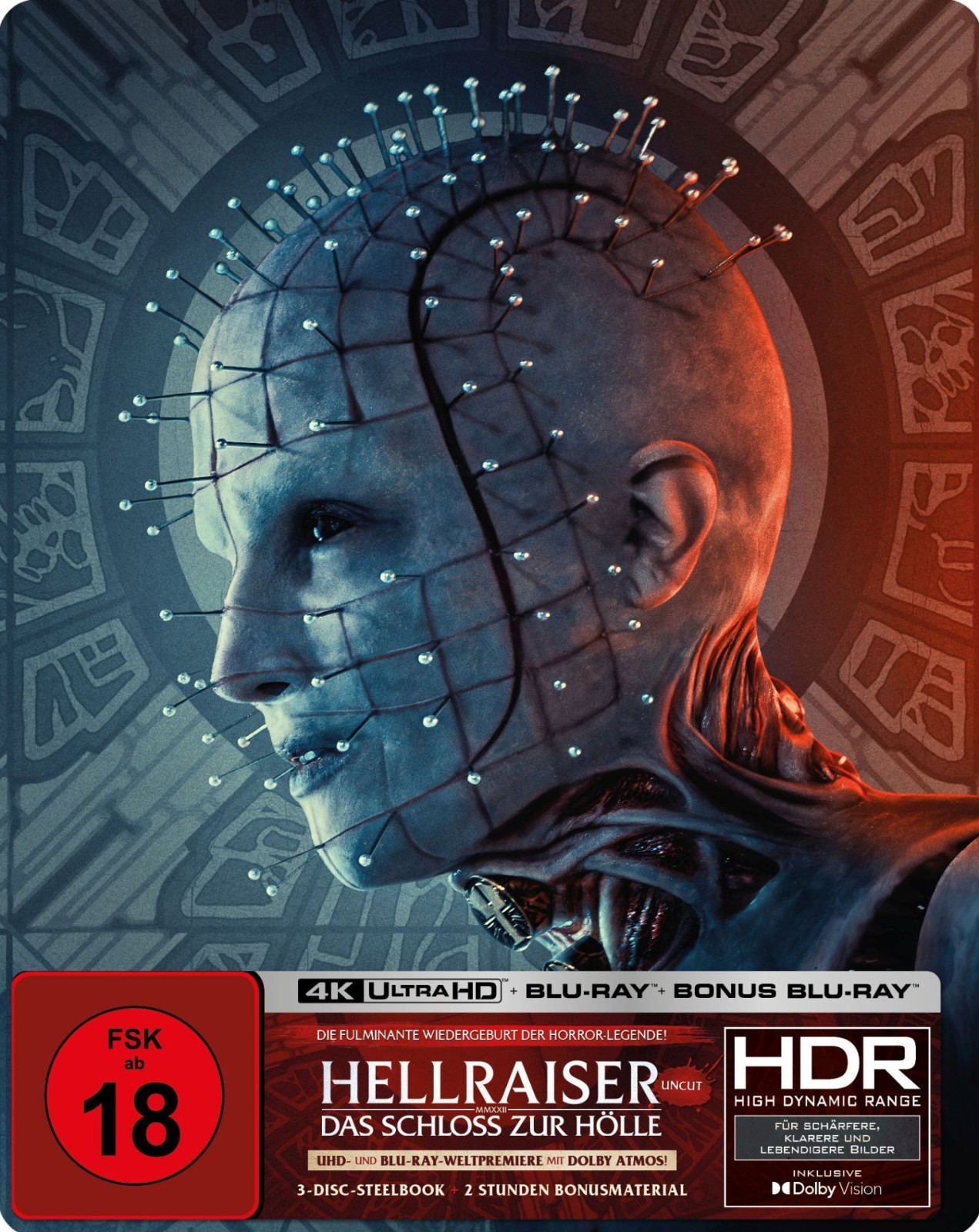 Hellraiser The Castle of Hell 4K SteelBook UHD Blu-ray Germany [2022] Small Dent