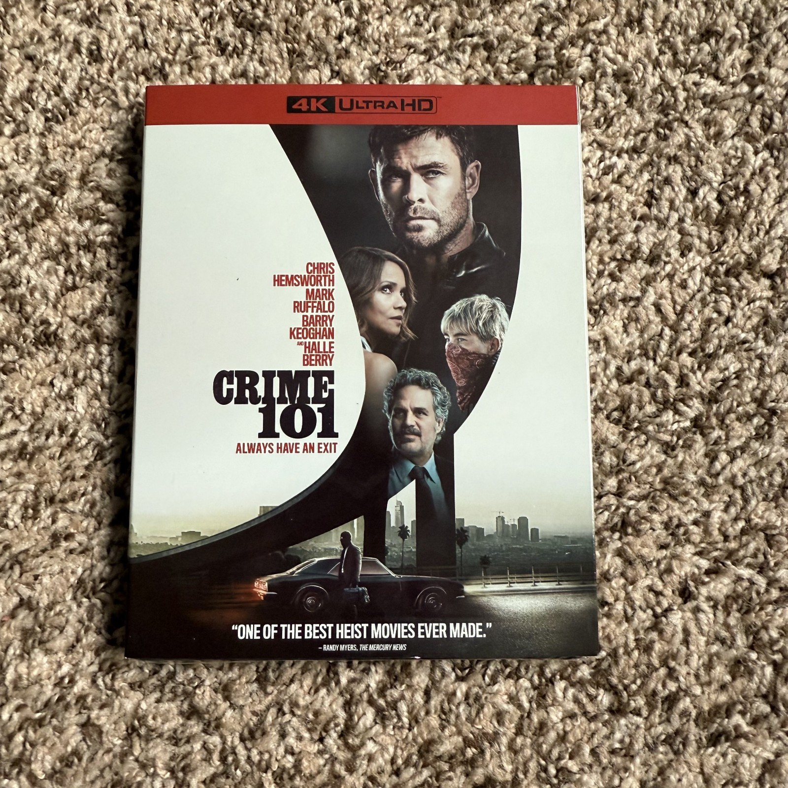 CRIME 101 4K ULTRA HD SET with Chris Hemsworth & Mark Ruffalo Slipcover – SEALED