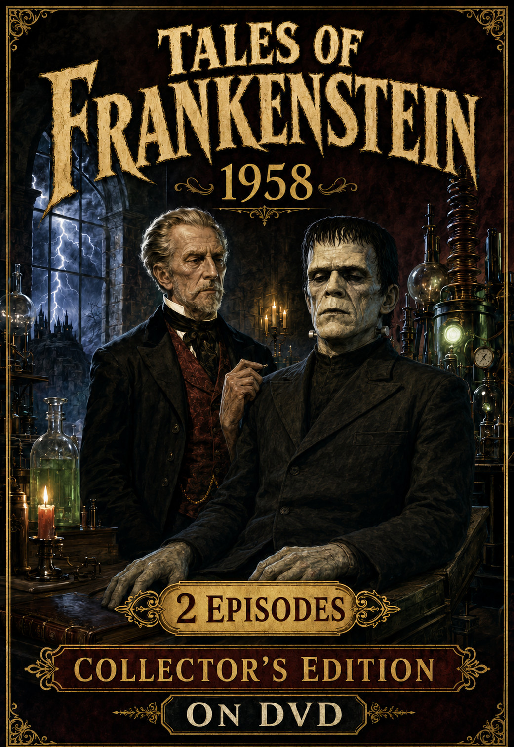 Tales of Frankenstein 1958 Rare 2 Episodes DVD Rare Horror TV Collector Edition