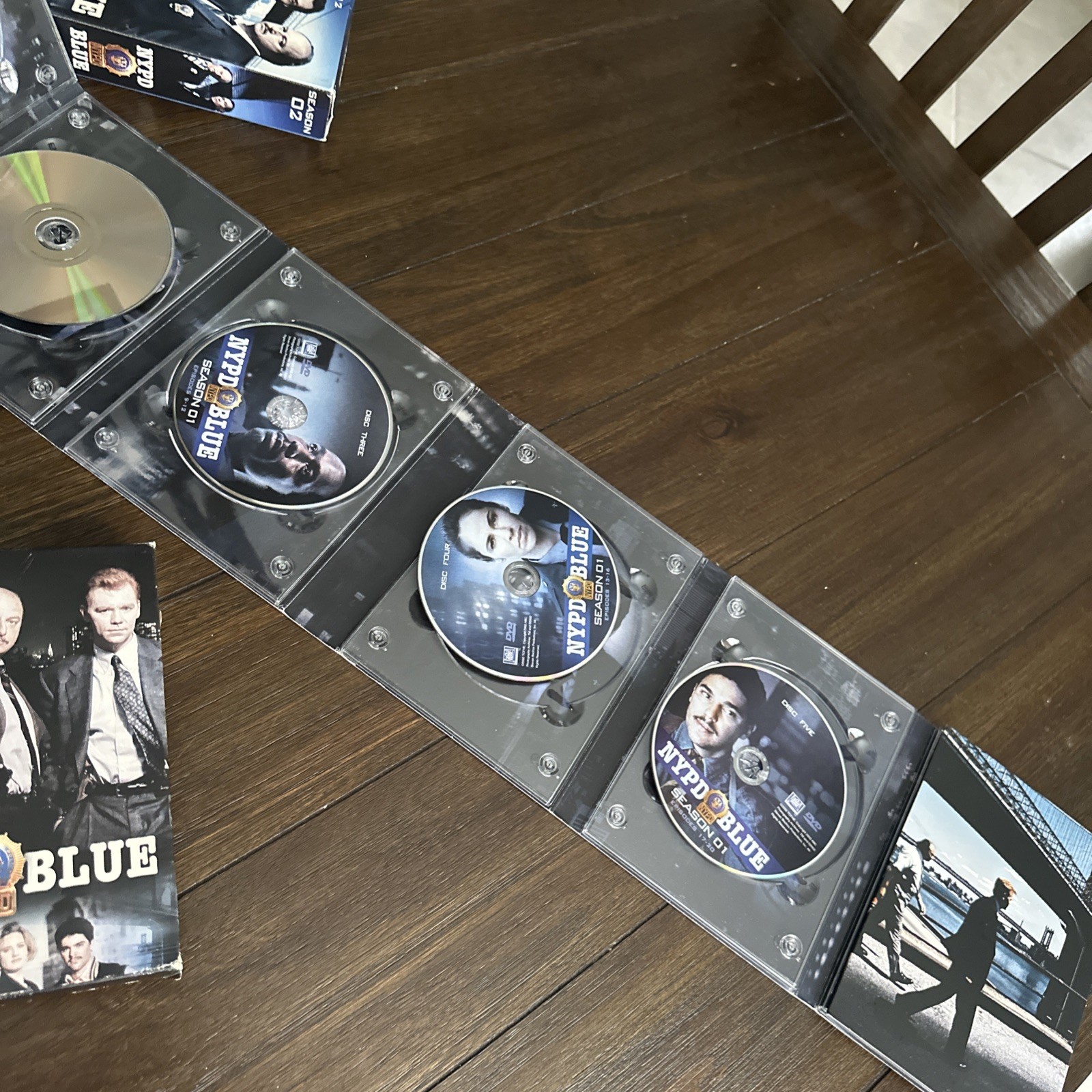 NYPD Blue Lot Seasons 1 2 3 4 5 DVDs see note on season 3