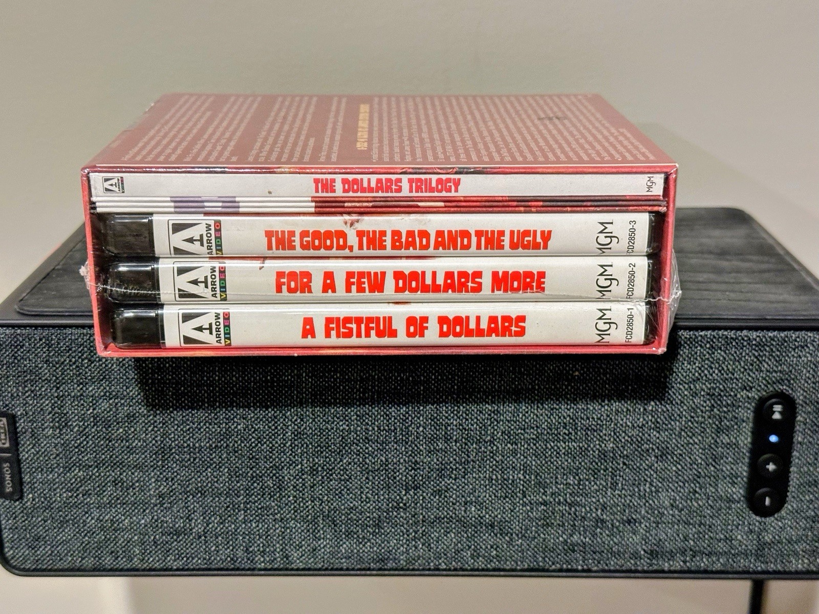 The Dollars Trilogy (4K UHD, Blu-Ray) [Region Free + B] LE Arrow UK Box Set NEW