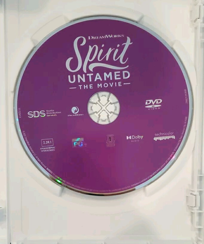 Spirit Untamed -The Movie (DVD, 2021, Widescreen AC-3 Dreamworks) VGC