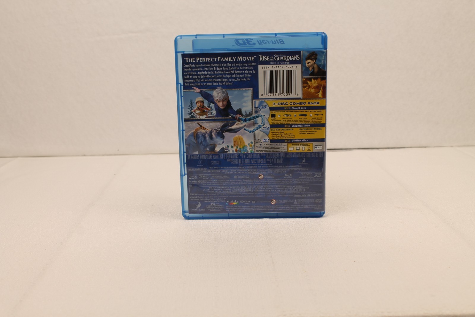 Rise of the Guardians 3D (Blu-ray/DVD, 2012, 2-Disc Set)