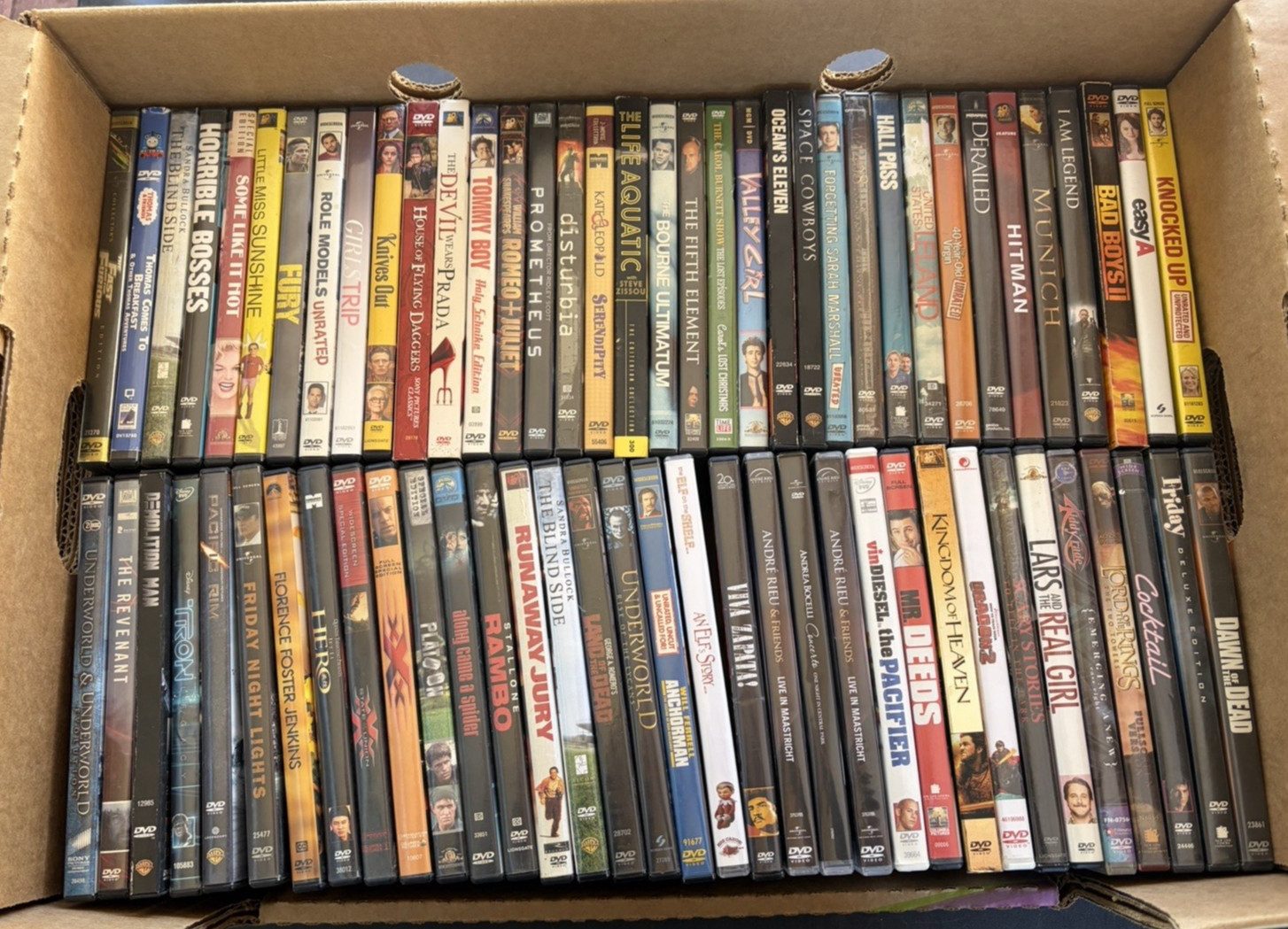 Lot of 72 DVDs Movies Used VG – G Condition *Read*