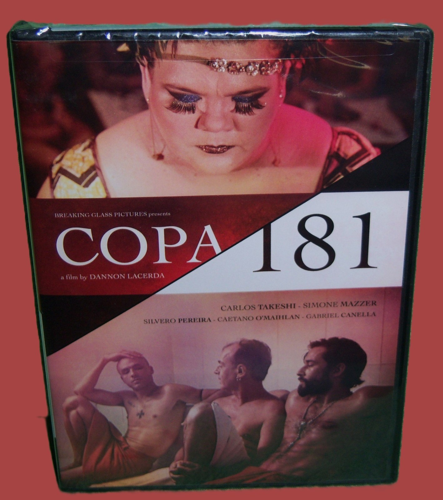 NEW BREAKING GLASS GAY THEMED DANNON LACERDA COPA 181 FOREIGN MOVIE DVD 2019