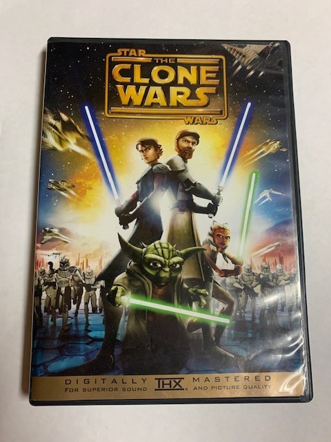 Star Wars: The Clone Wars (2008, DVD) VERY GOOD – DAVE FILONI – ANIMATED MOVIE