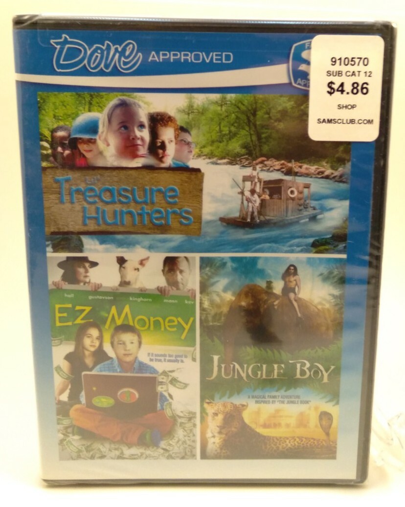 Lil’ Treasure Hunters / EZ Money / Jungle Boy (DVD, varies) New & Sealed! Dove