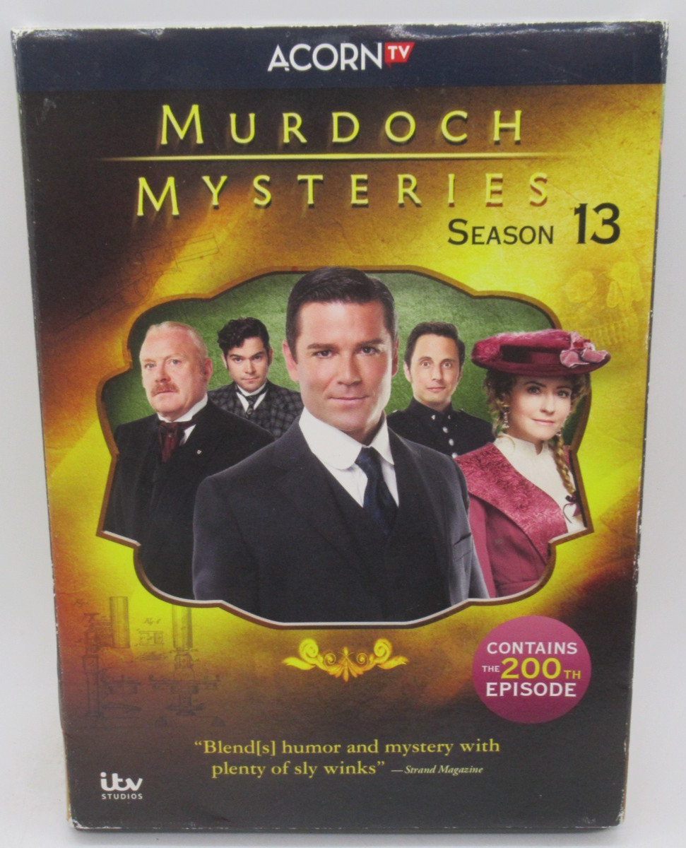 MURDOCH MYSTERIES: SEASON THIRTEEN, 5-DISC DVD SET, SEASON 13, YANNICK BISSON