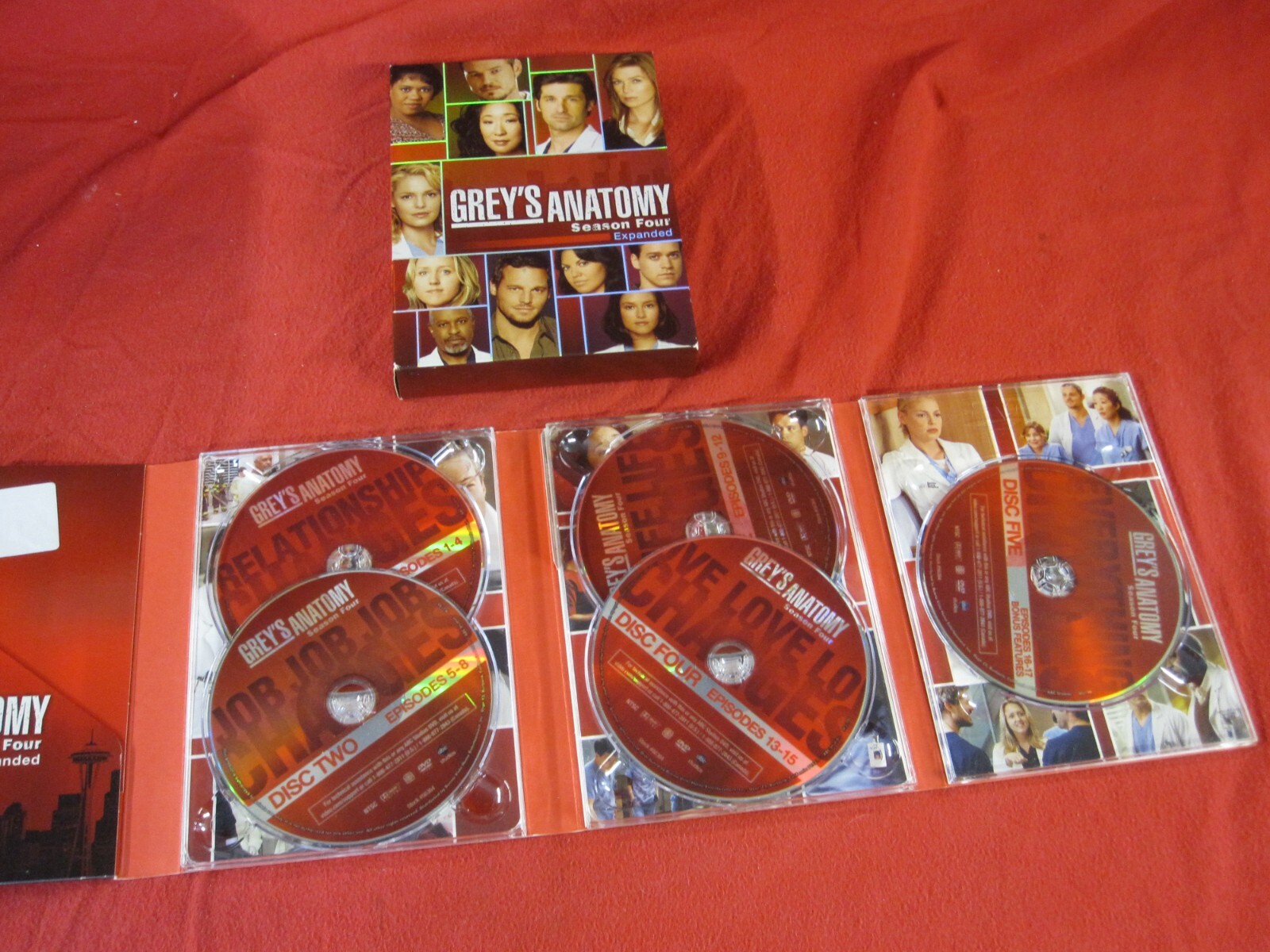 Gray’s Anatomy First Six Complete Seasons TV Medical Drama DVD Disk – English