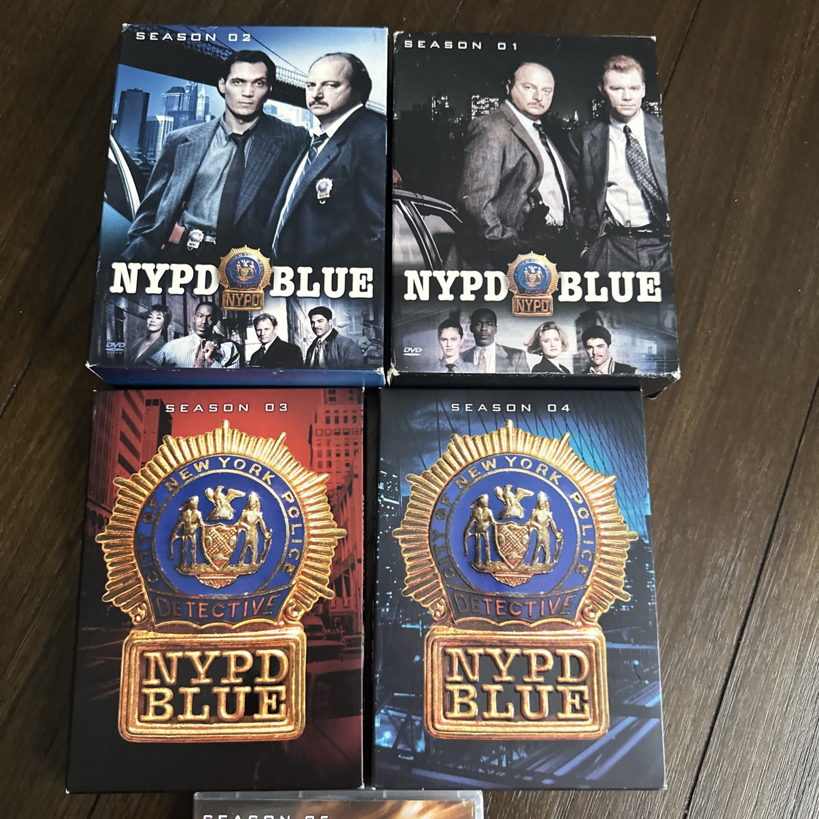 NYPD Blue Lot Seasons 1 2 3 4 5 DVDs see note on season 3