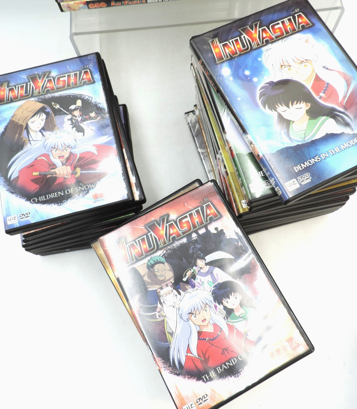 InuYasha DVD Lot (51 Volumes) #4-51, 53 54 55 (Viz Media)