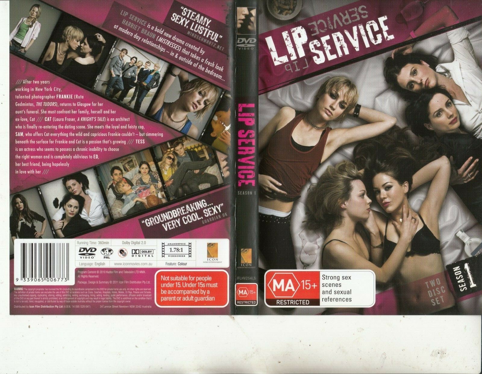 Lip Service-2010-[season 1]-TV Series UK-LS-2 DVD