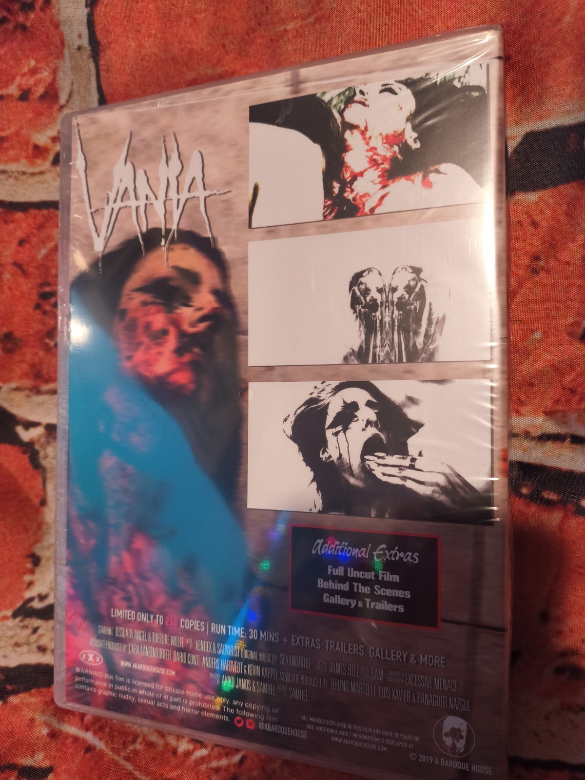 A Baroquie House Vania Alt Cover Sealed Limited To 250 Sam Hel Films