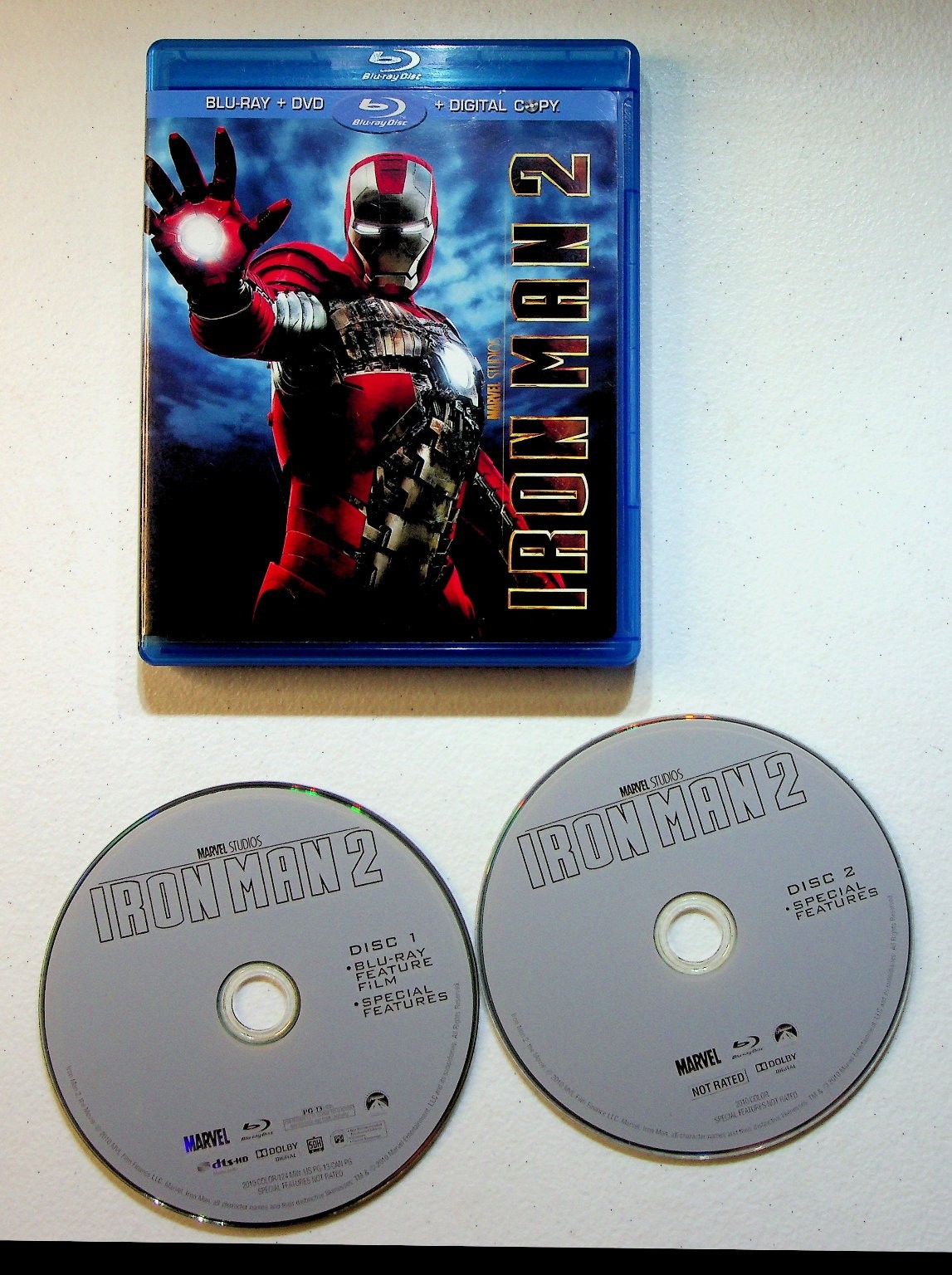 Iron Man 2 Blu-ray 2010 Robert Downey Jr. Jon Favreau Marvel Studios