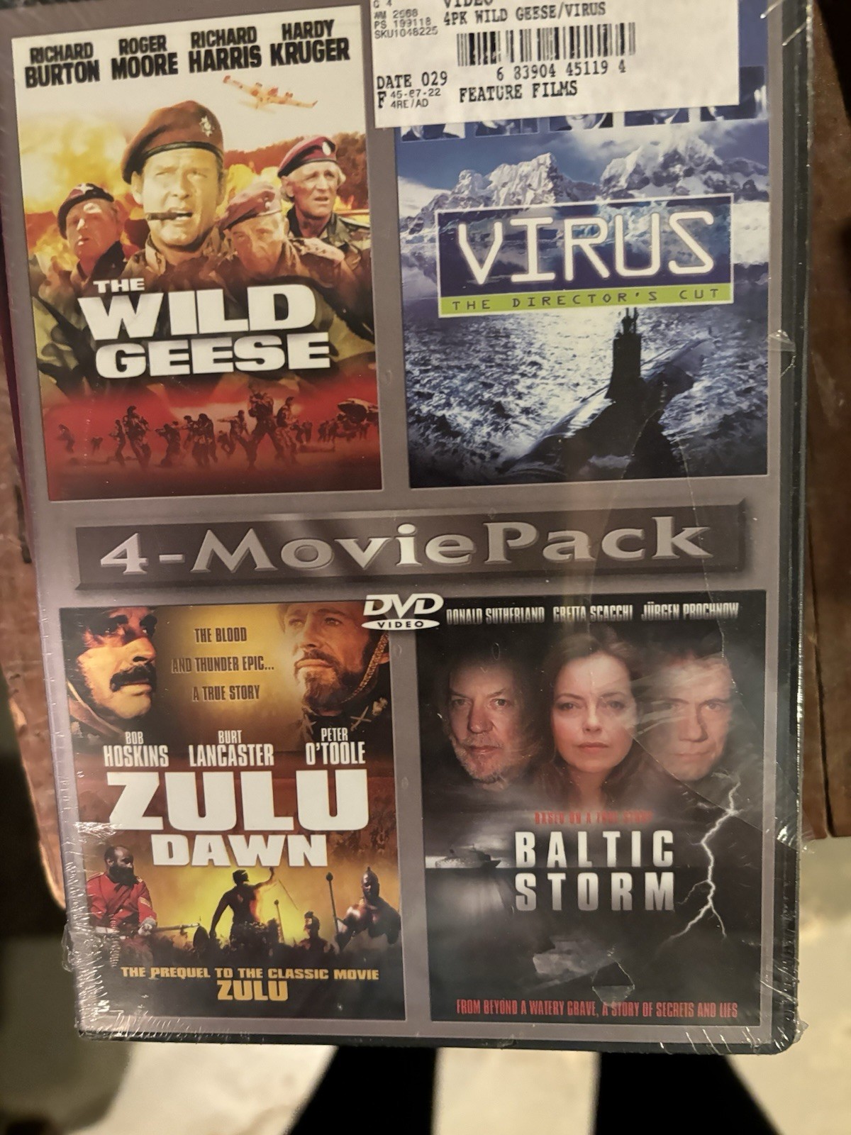 4-movie Package DVD New Sealed
