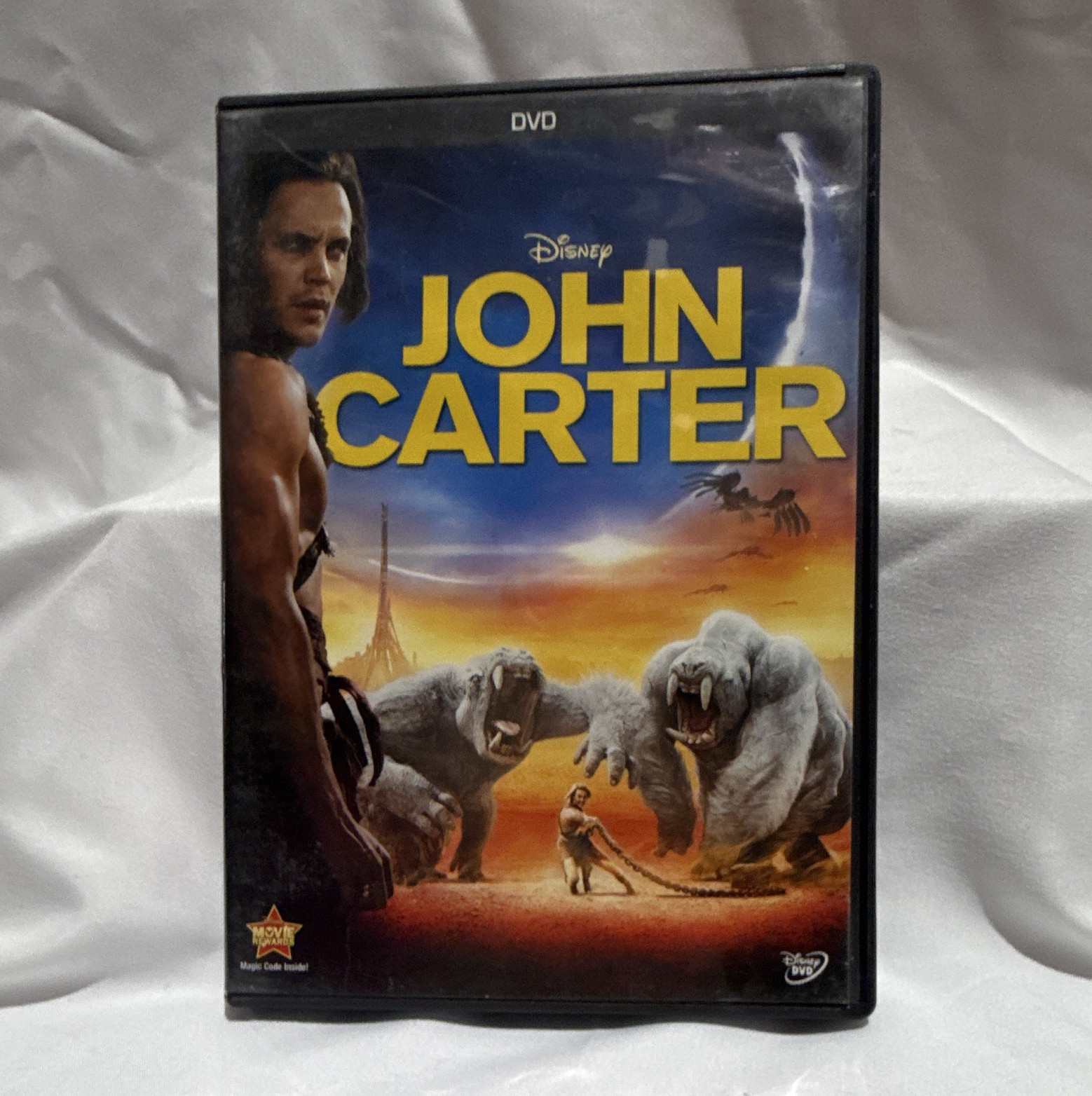 Disney John Carter DVD Widescreen Taylor Kitsch Andrew Stanton PG-13 2012