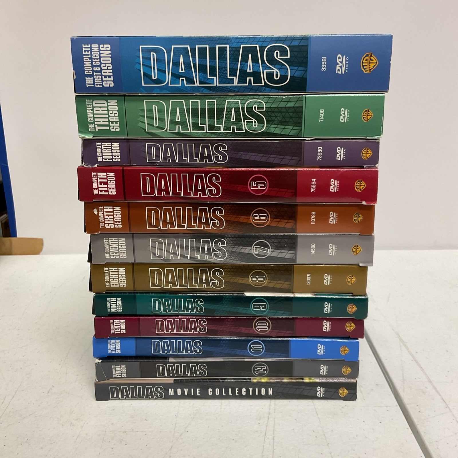 Dallas TV Series DVD Lot Of 12: Seasons 1-11, 14, Movie Collection, Larry Hagman