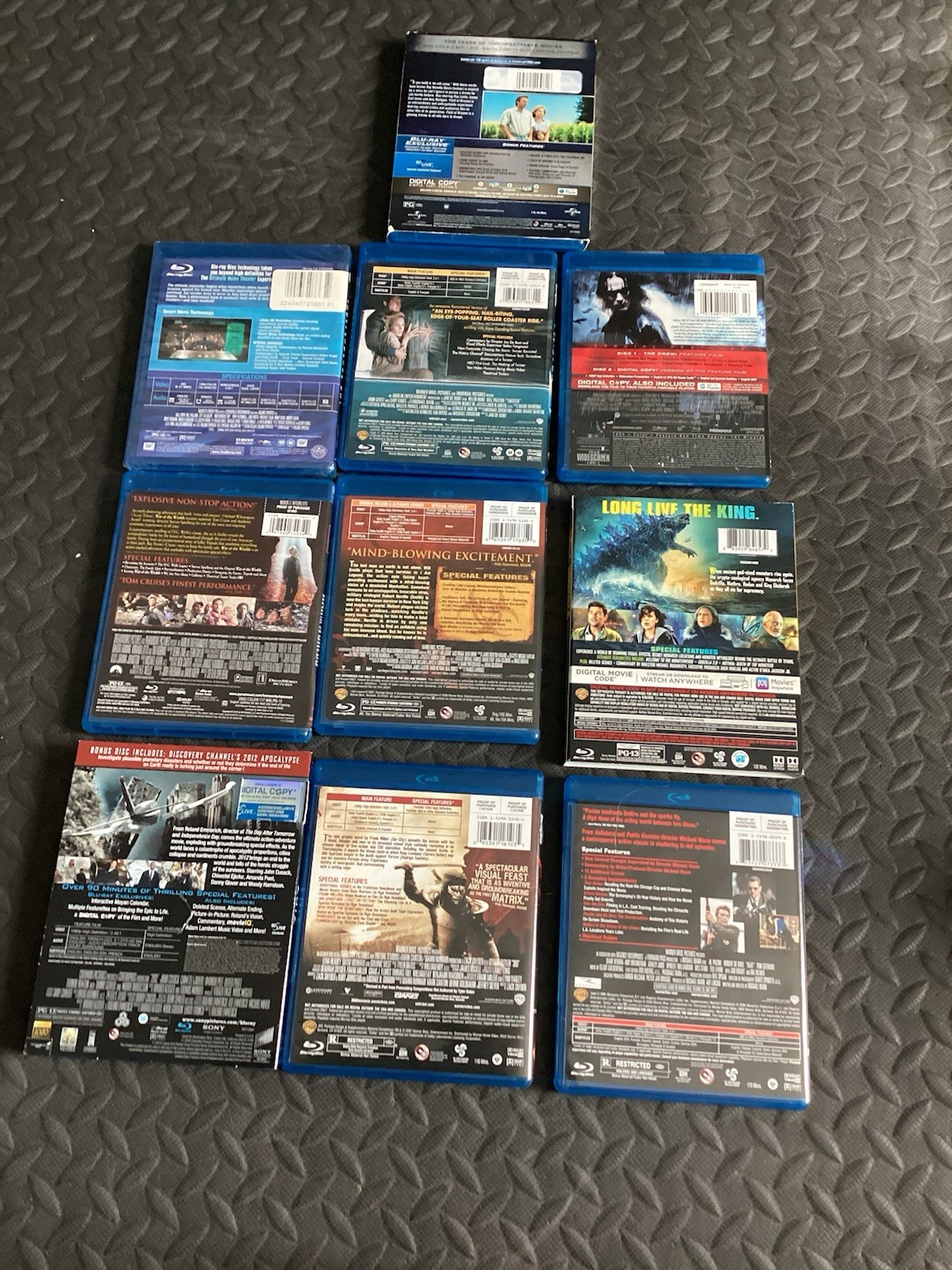 Sci-fi, Action Blu-ray Lot 10 Movies,All In Great Shape,No Digital Codes
