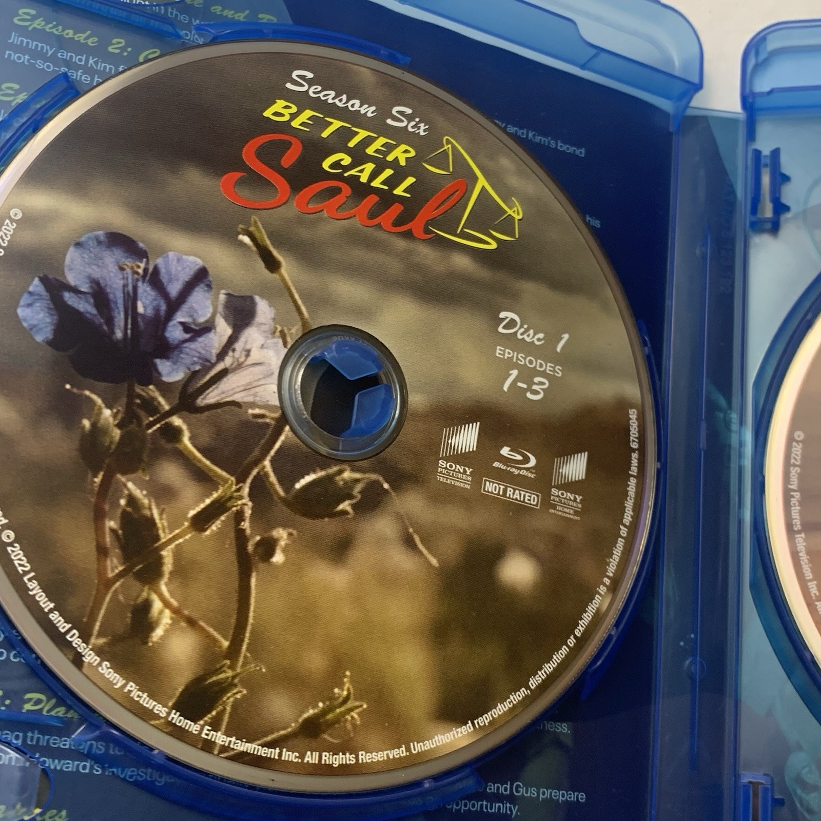 Better Call Saul: Season Six (Blu-ray, 2022) Complete 4 Disc Set