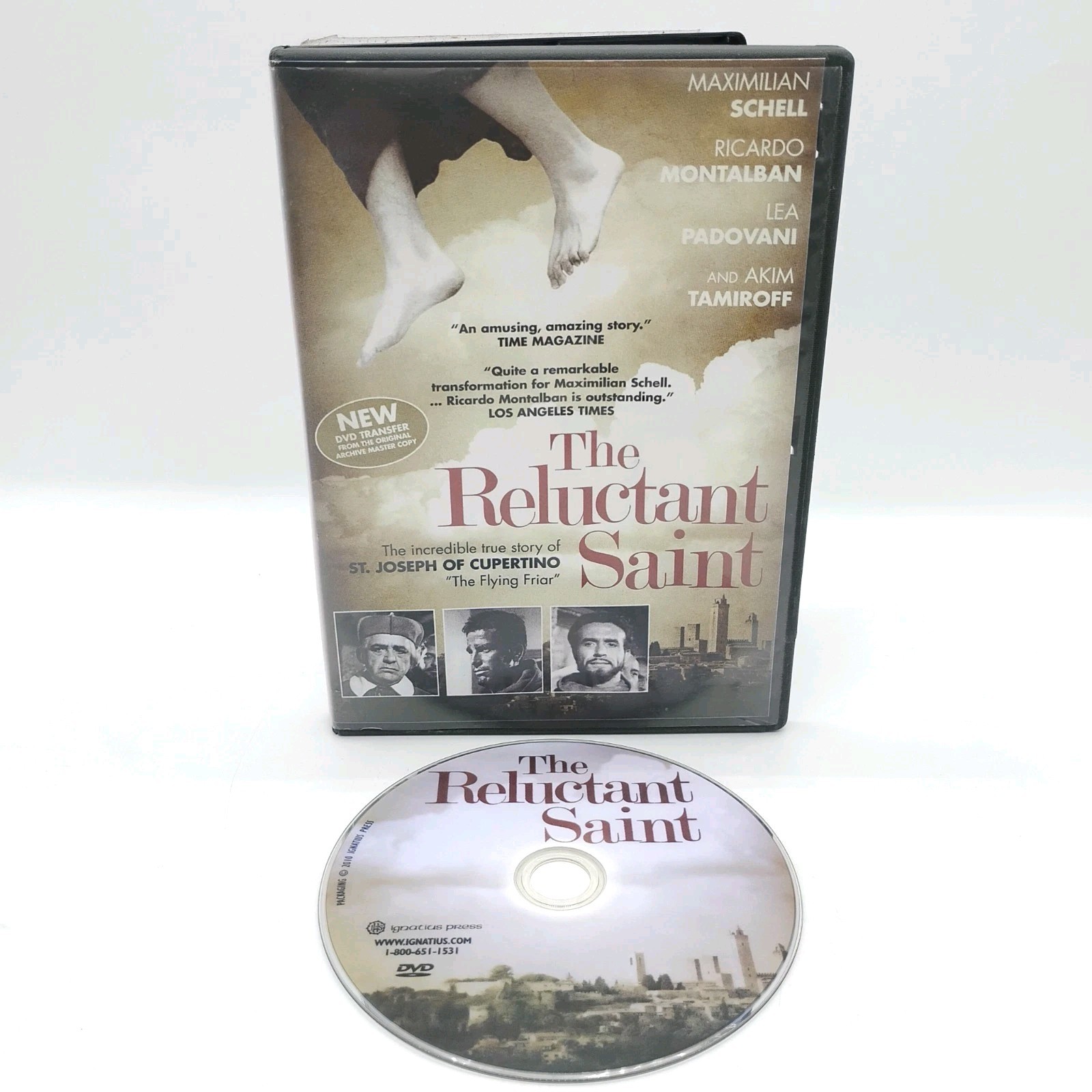 The Reluctant Saint (DVD, 2010) Maximilian Schell, B&W, VGC Disc, Free Ship