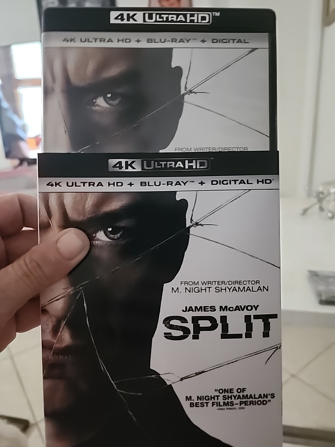 Split (4K Ultra HD, Blu-ray, No Digital, With Rare Custom Made Slipcover 2016)