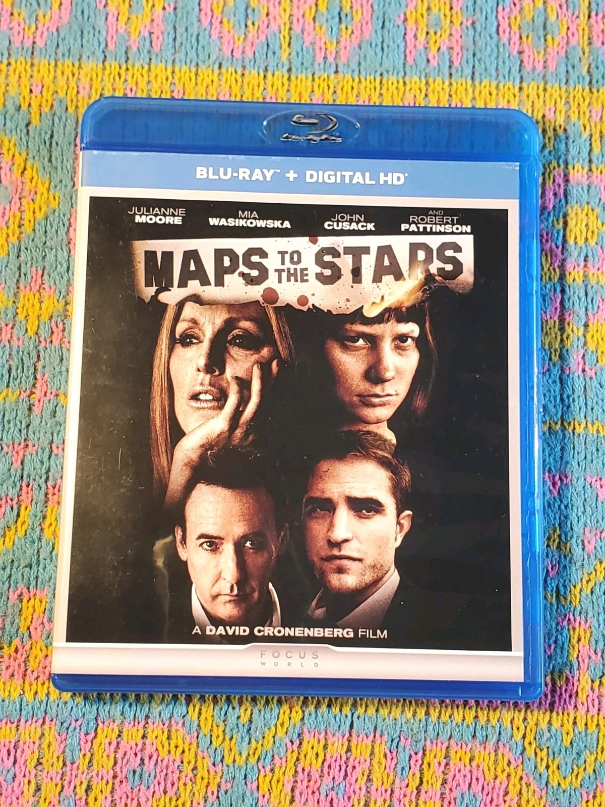 Maps to the Stars (Blu-Ray, 2015) OOP David Cronenberg Film Robert Pattinson
